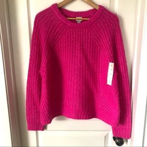 Pink Chunky Knit Sweater